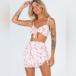 Princess Polly White Floral Set